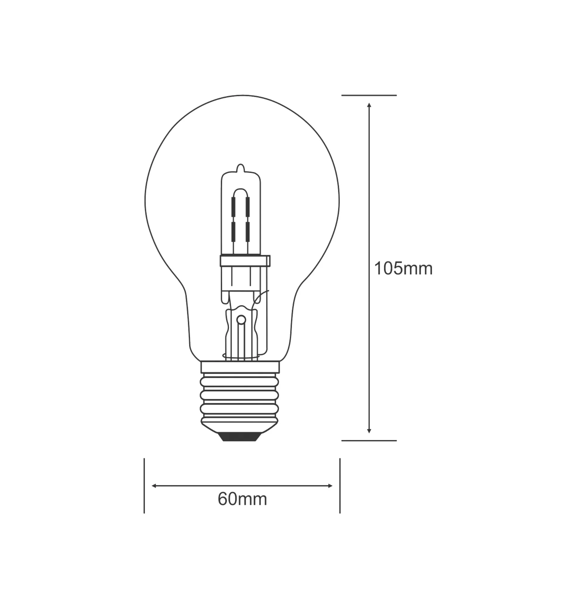 Halogen Trend GLS Halogen & Energy Saver Luxram GLS & BTT